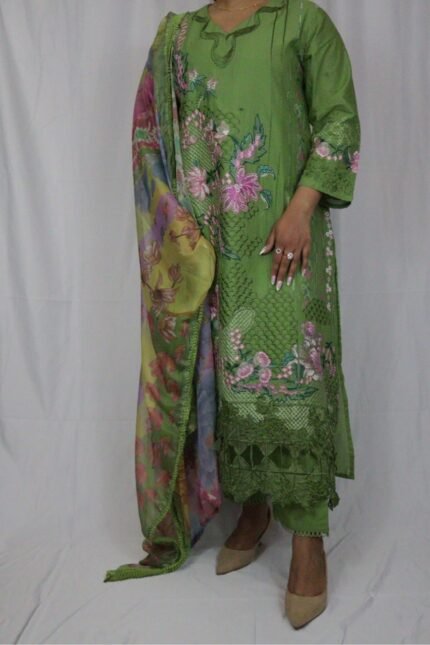 Meadow Bloom Embroidered Suit